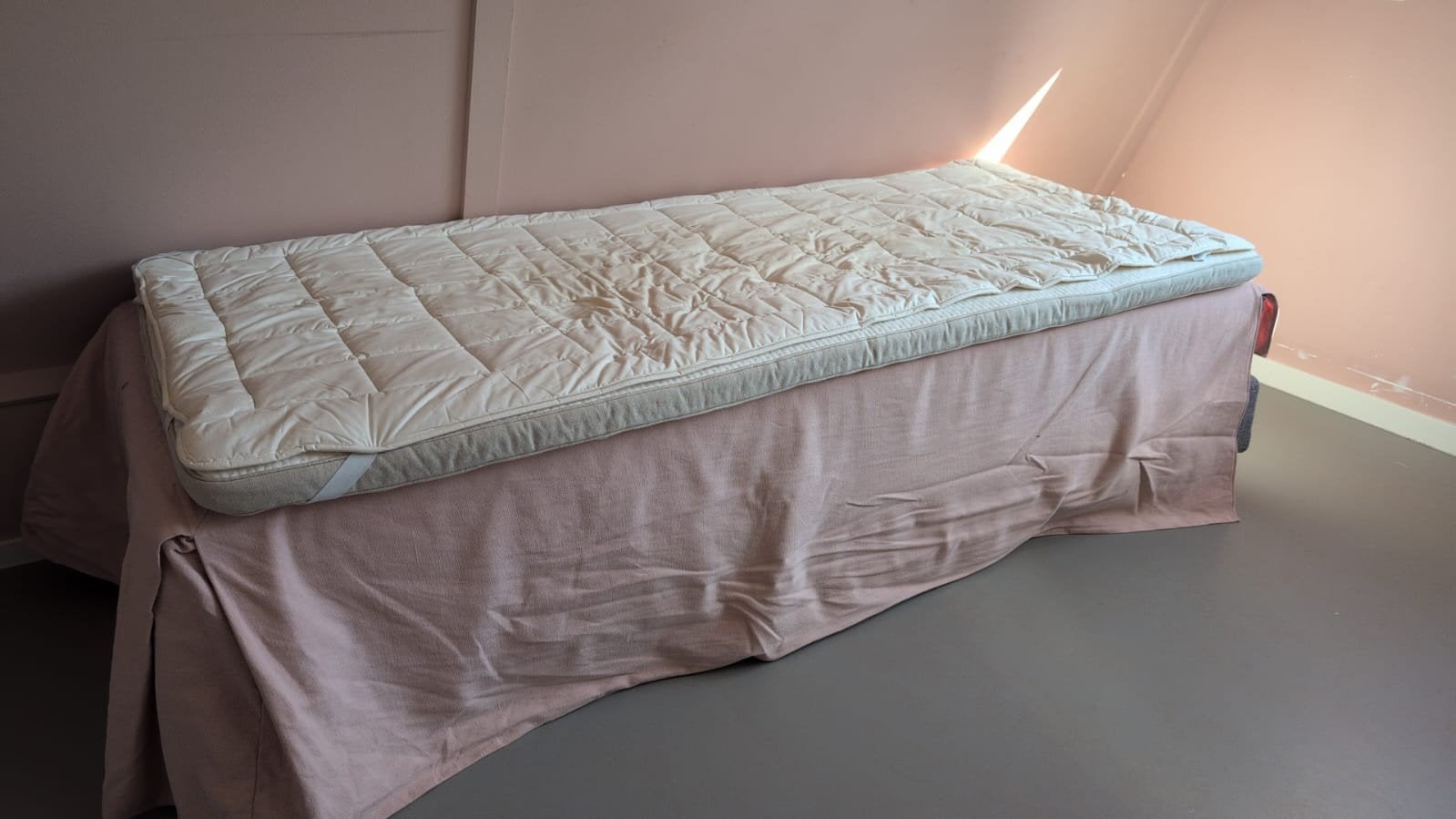 Auping boxspring, gratis af te halen, Ophalen, Gebruikt, 90 cm, Eenpersoons