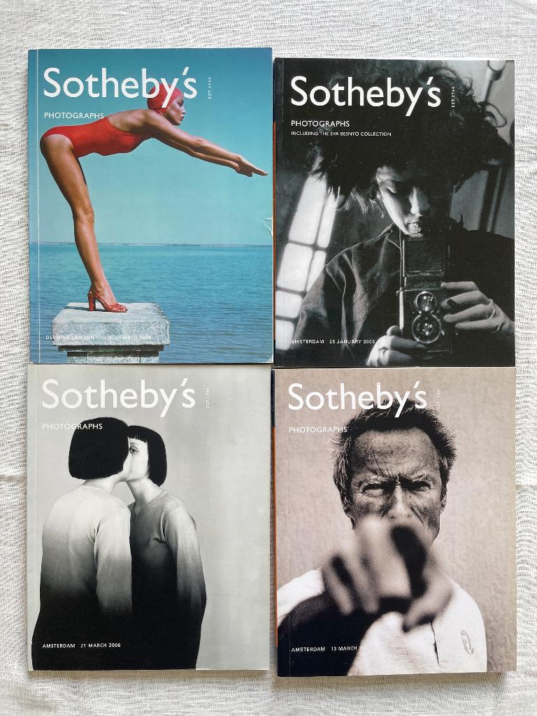 Sotheby's 4 catalogi fotografie, Boeken, Ophalen, Zo goed als nieuw, Fotografen, Sotheby's