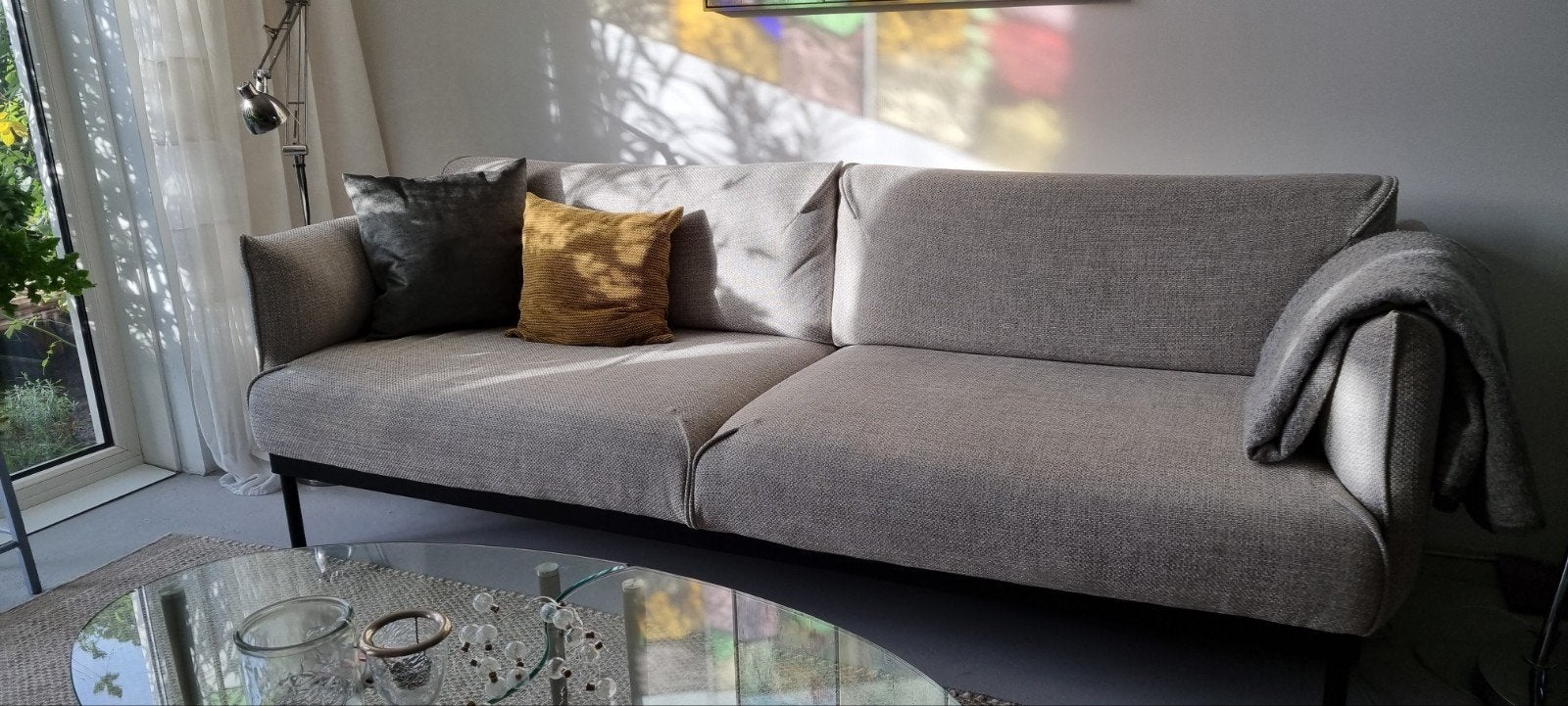 ÄPLARYD 3- ZITSBANK, Lejde lichtgrijs IKEA, Ophalen of Verzenden