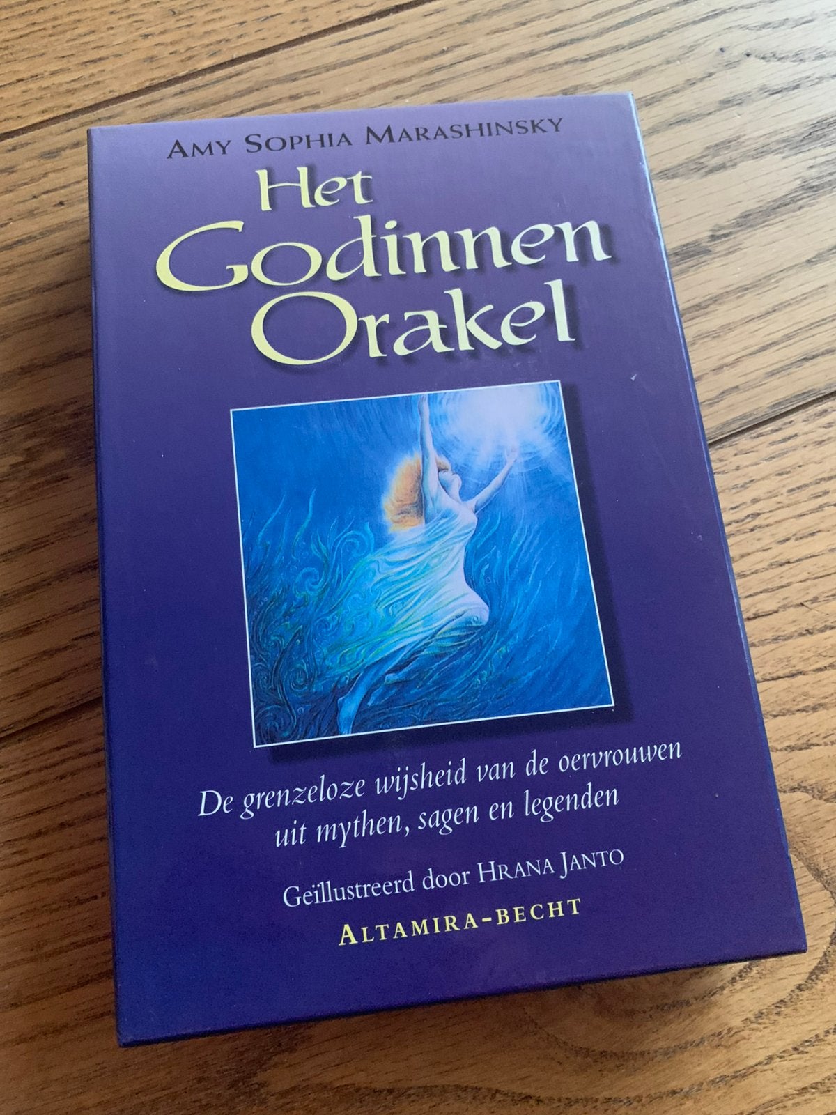 Het Godinnen Orakel- Amy Sophia Marashinsky, 52 kaarten/boek, Boeken, Ophalen of Verzenden, Zo goed als nieuw, Tarot of Kaarten leggen