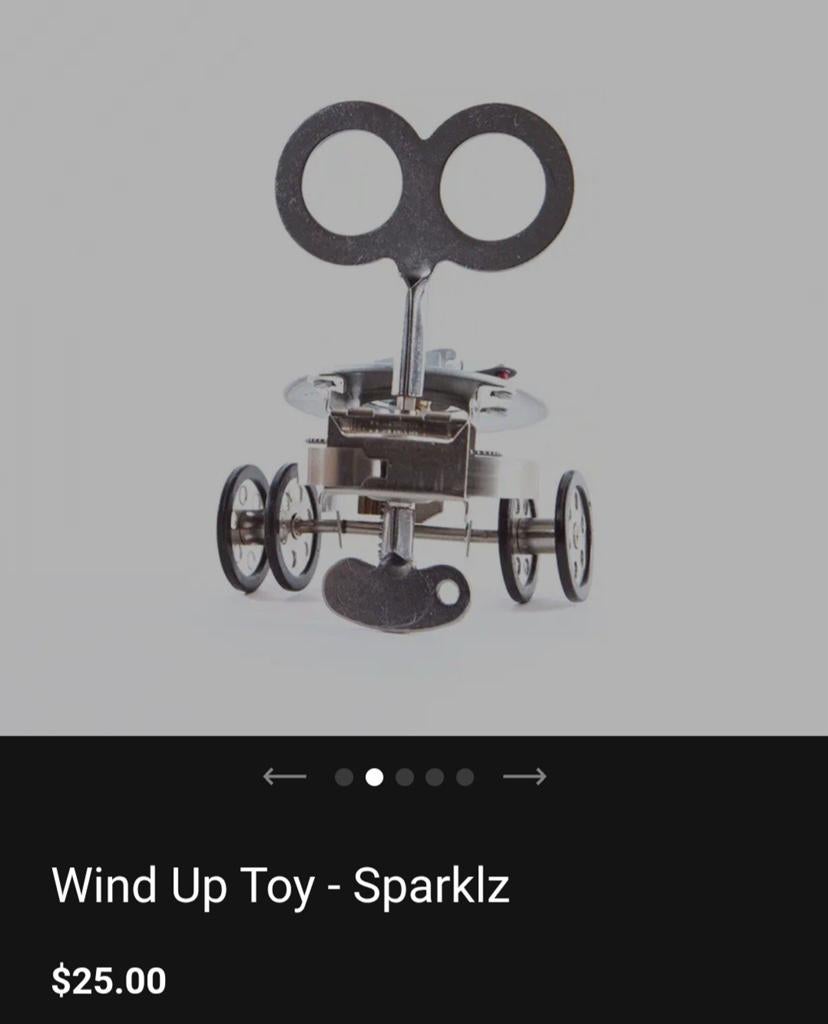 Kikkerland Sparklz opwindbare speelgoedrobot, Ophalen of Verzenden, Nieuw