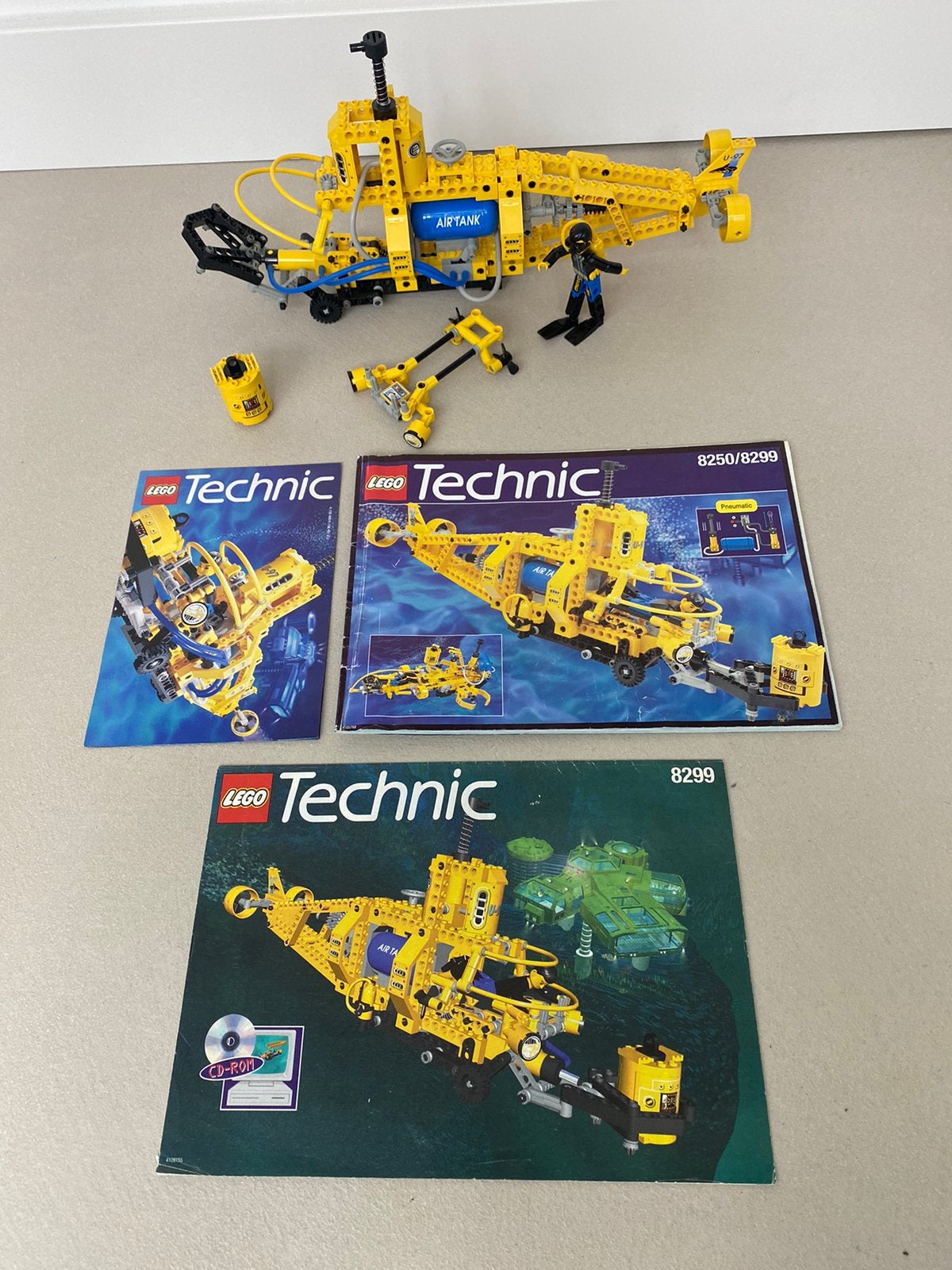 Lego 8250 8299 Technic Submarine, Ophalen of Verzenden, Zo goed als nieuw