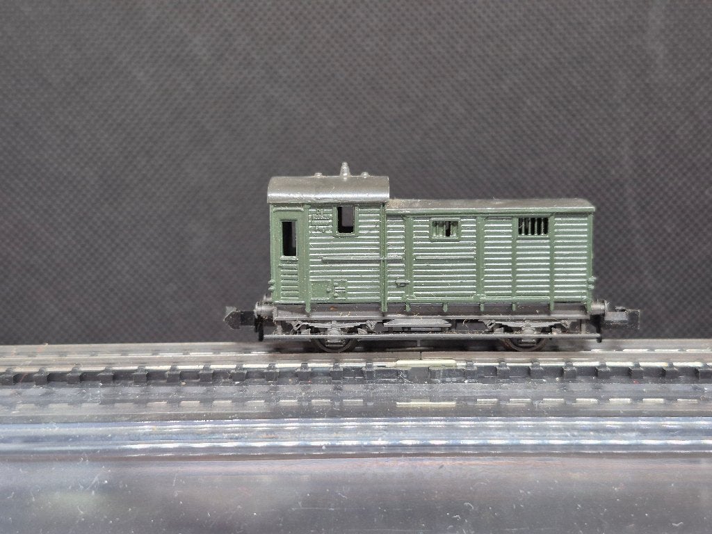 Minitrix 3254 - Goederentrein begeleidingswagen Pwg (16666), Gebruikt, Gelijkstroom, Trix, Wagon