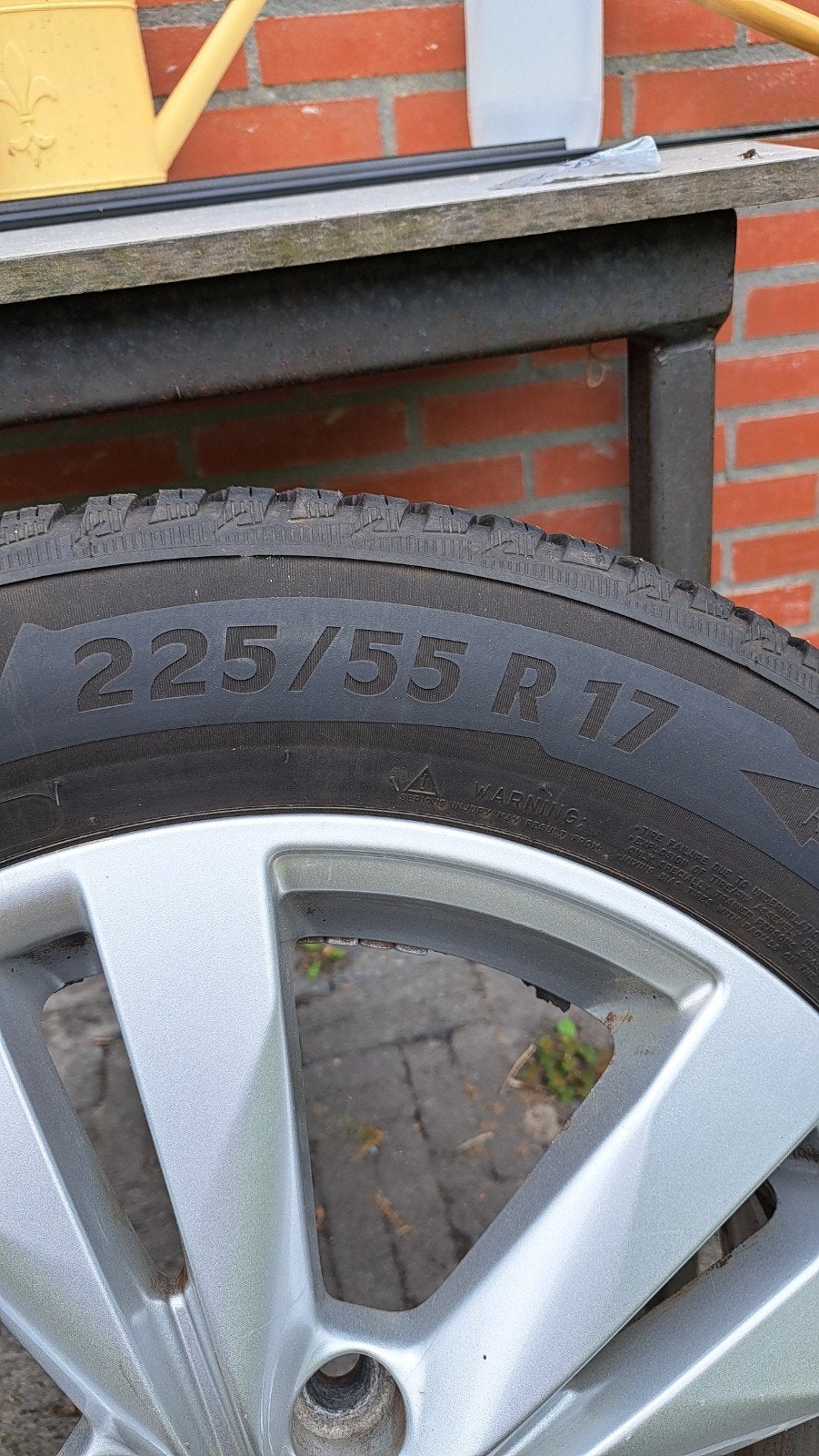 Velgen met winterbanden  voor Renault Talisman, Auto-onderdelen, Banden en Velgen, Ophalen, Gebruikt, Velg(en), 17 inch