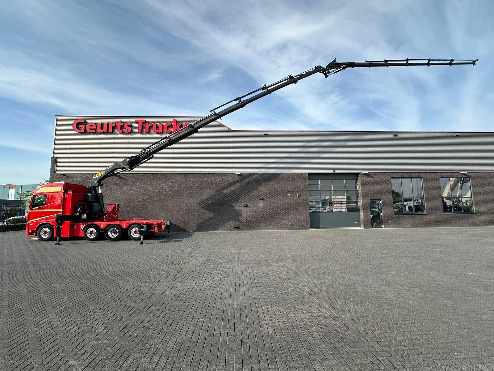 Volvo FH 540 8X2 TREKKER + PLAFINGER 58.002 TEC +PJ150 E KRA, Automaat, Euro 6, Leder, Bedrijf