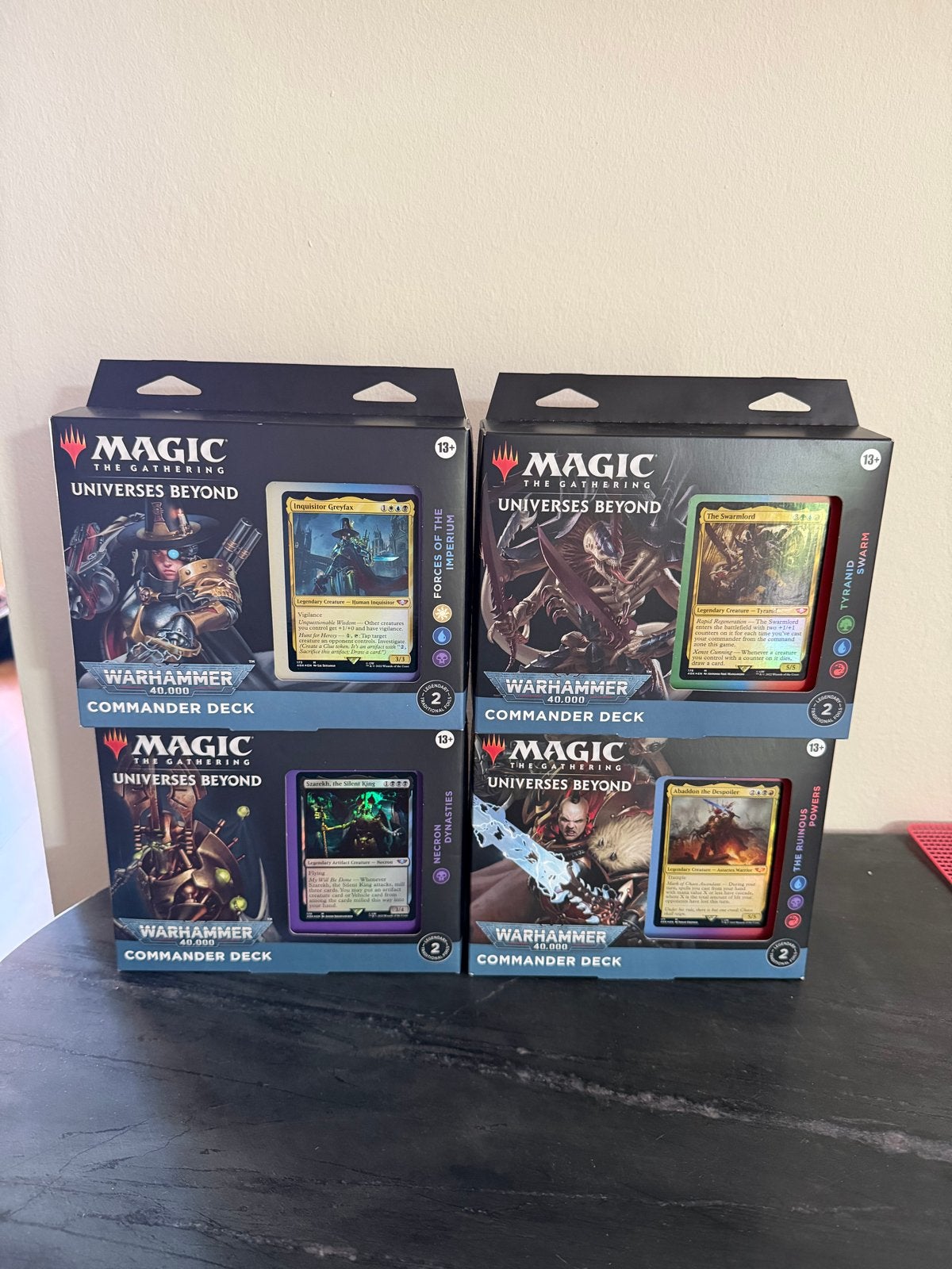 Magic: The Gathering Warhammer 40.000 Commander Deck Set, Ophalen of Verzenden, Nieuw, Meerdere kaarten