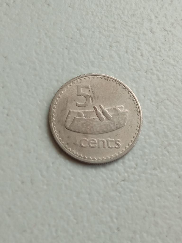 Fiji 5 cent 1969., Ophalen of Verzenden, Losse munt