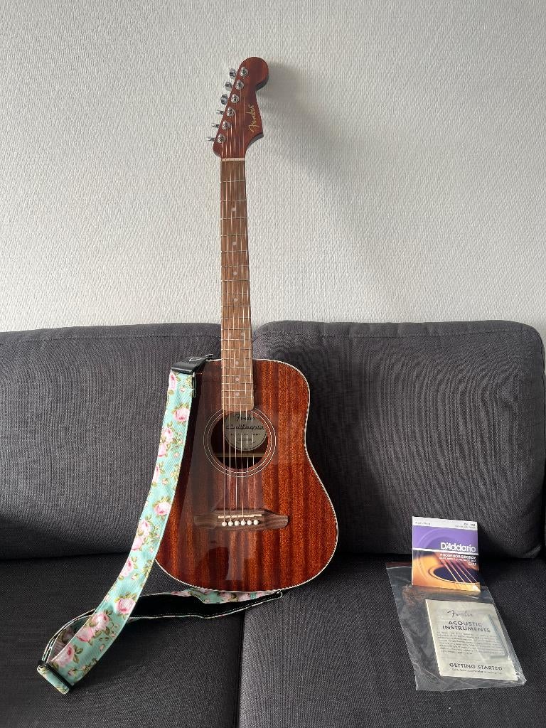 Fender California Redondo Mini akoestische gitaar, Muziek en Instrumenten, Ophalen of Verzenden, Zo goed als nieuw, Western- of Steelstringgitaar