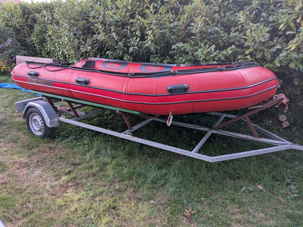 Rubberboot Seamaster Heavy-duty 4.20m , Watersport en Boten, Ophalen, Gebruikt, Drie personen of meer, Overige typen