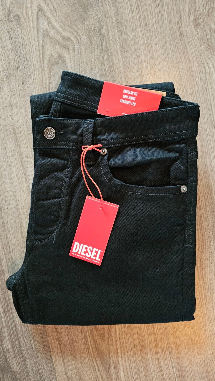 - NIEUWE - Diesel 1985 LARKEE W31 L30 - STRAIGHT 31x30, Diesel, Zwart, Diesel, Nieuw