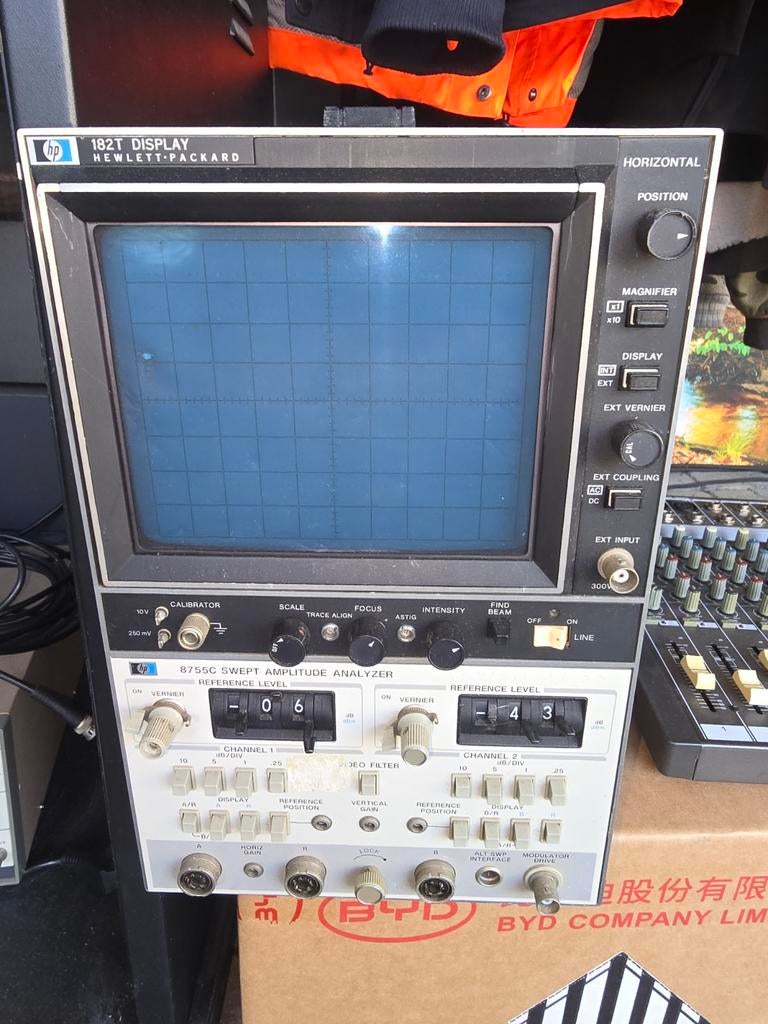 Vintage HP en GW oscilloscopen - Onbekende functie, Telecommunicatie, Zenders en Ontvangers, Ophalen of Verzenden, Gebruikt