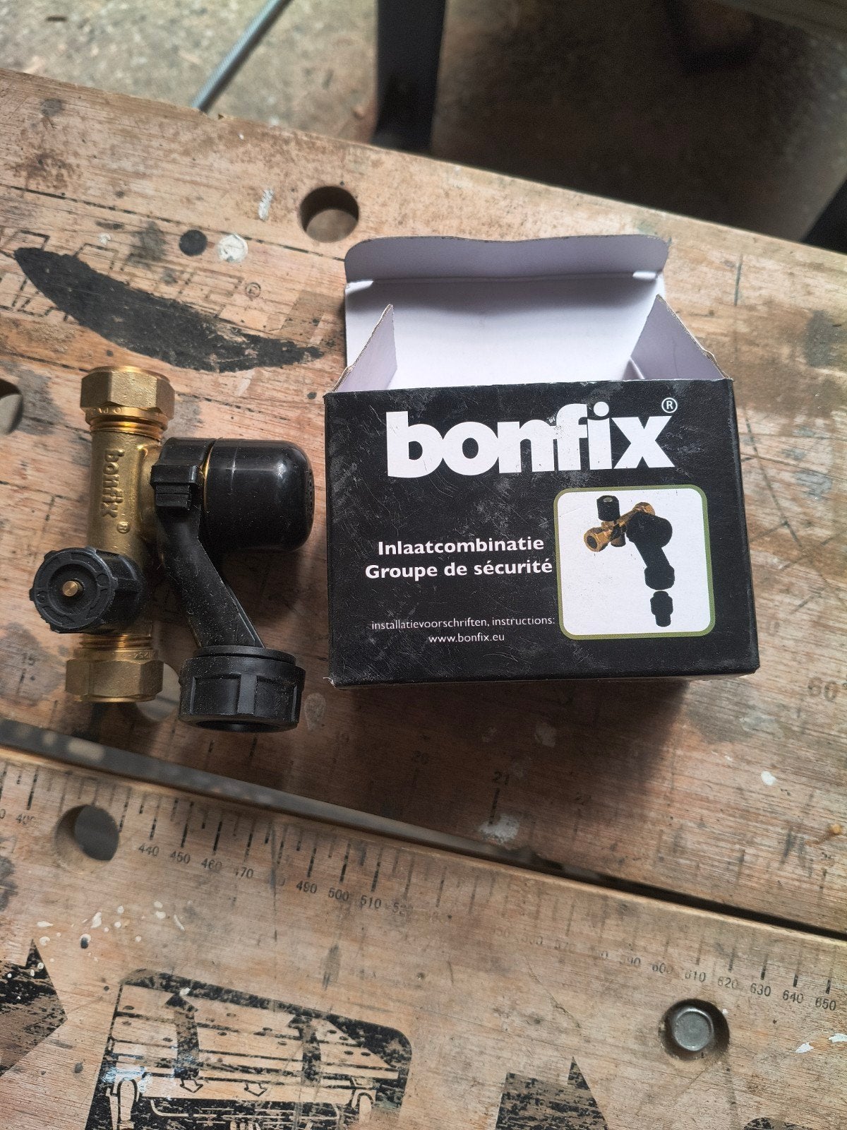 Bonfix Inlaatcombinatie Groep Beveiliging Boiler, Ophalen of Verzenden, Nieuw, Koper, Overige typen