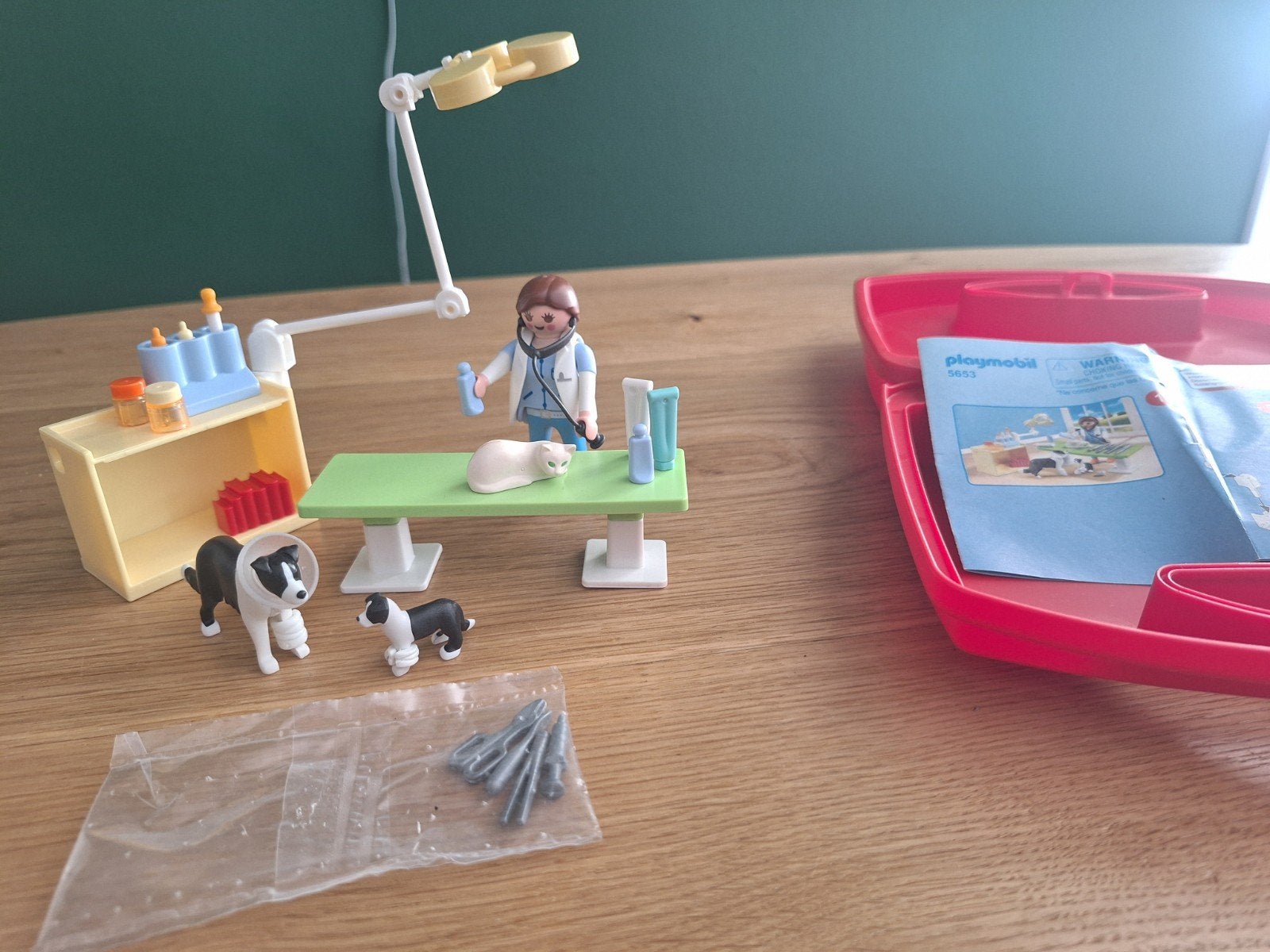 Playmobil 5653 Dierenarts Koffer, Gebruikt, Complete set, Overige typen, Ophalen of Verzenden