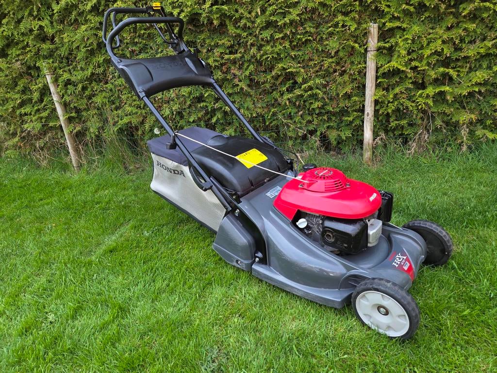 Honda HRX 476 Grasmaaier met walsrol en meskoppeling, Tuin en Terras, Ophalen, Cirkelmaaier, Honda, Gebruikt