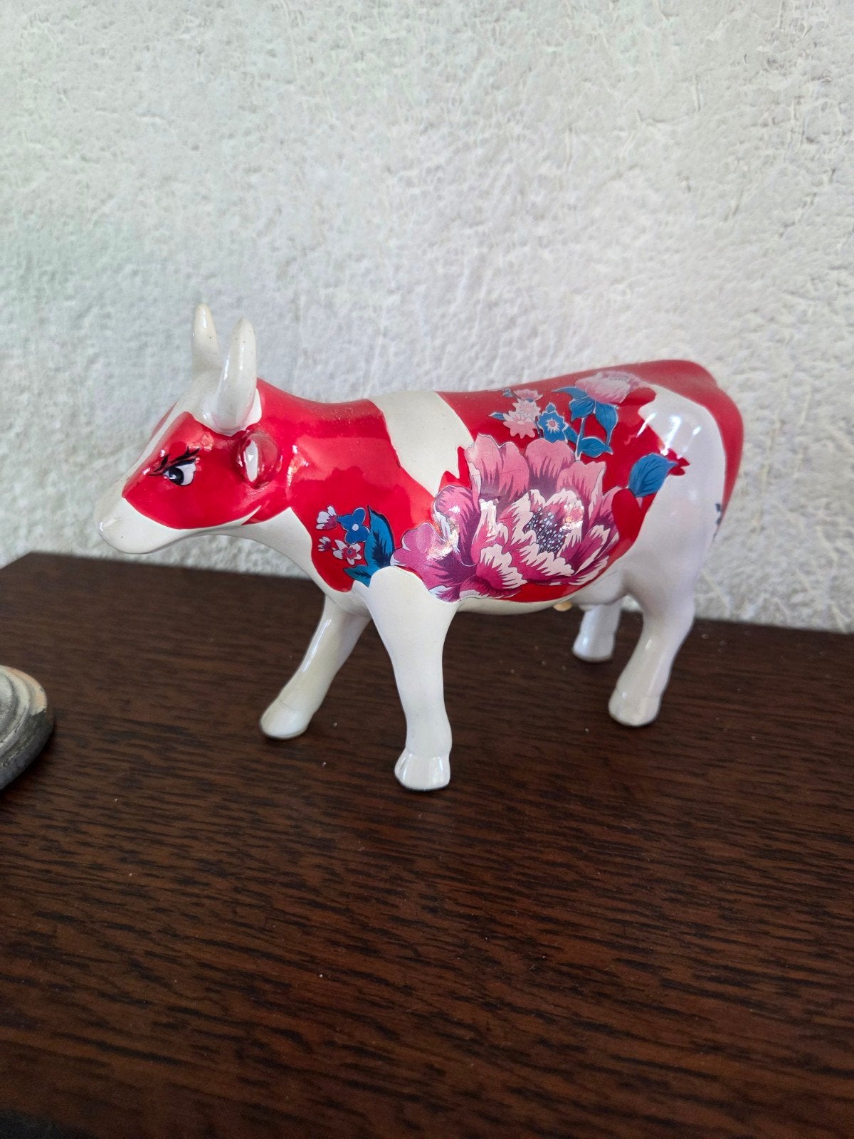 CowParade - Rode koe met bloemen (2007), Verzamelen, Beelden en Beeldjes, Ophalen of Verzenden, Zo goed als nieuw, Dier
