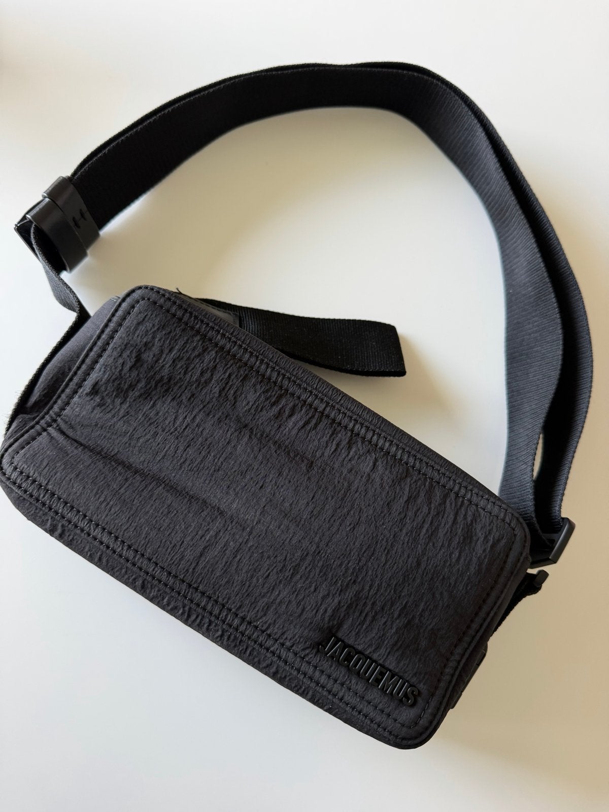 Jacquemus Le Cuerda heuptas/crossbody tas - Zwart, Ophalen of Verzenden, Zo goed als nieuw, Zwart, Schoudertasje