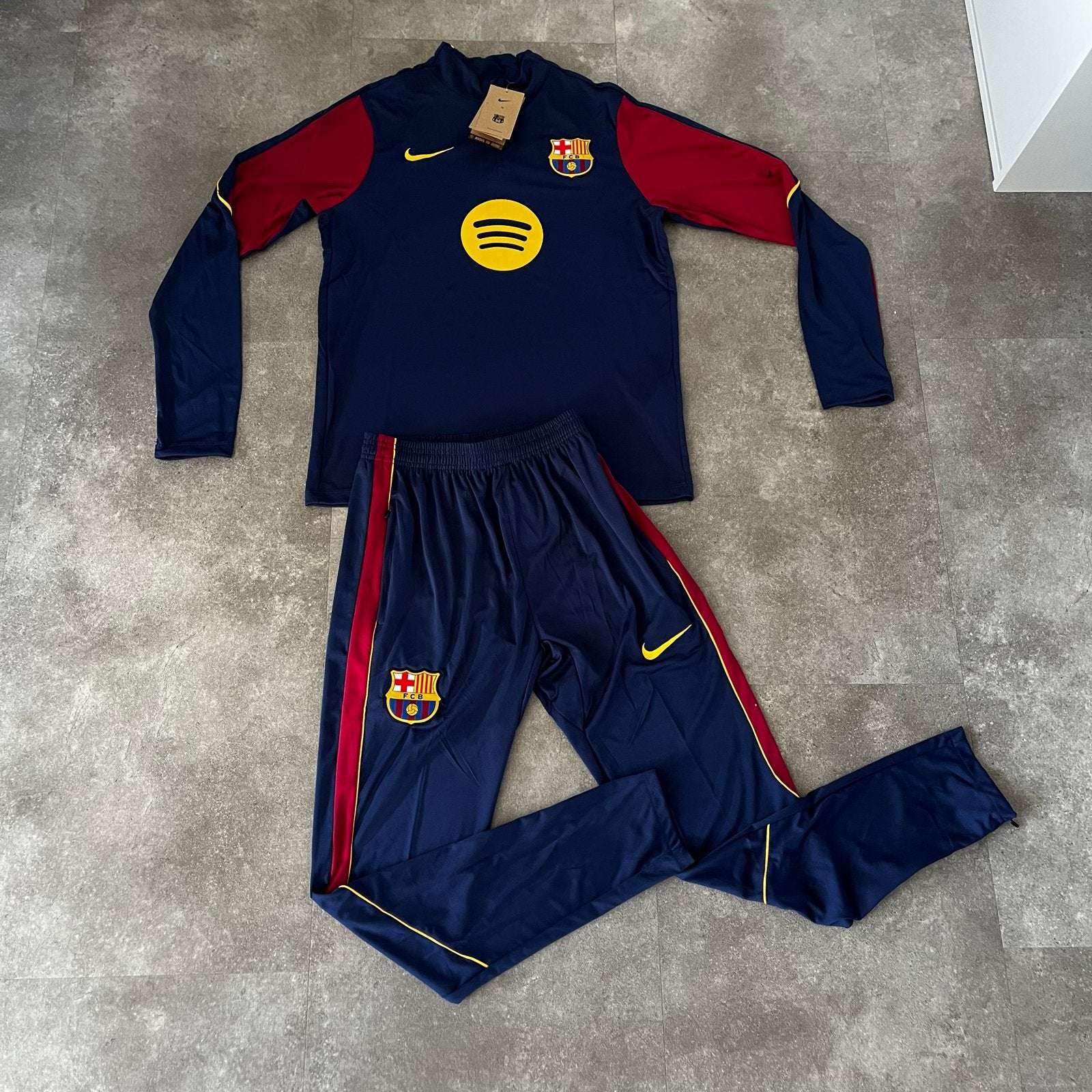 Nike FC Barcelona Trainingspak - Maat M, Maat 38/40 (M), Blauw, Overige typen, Nieuw