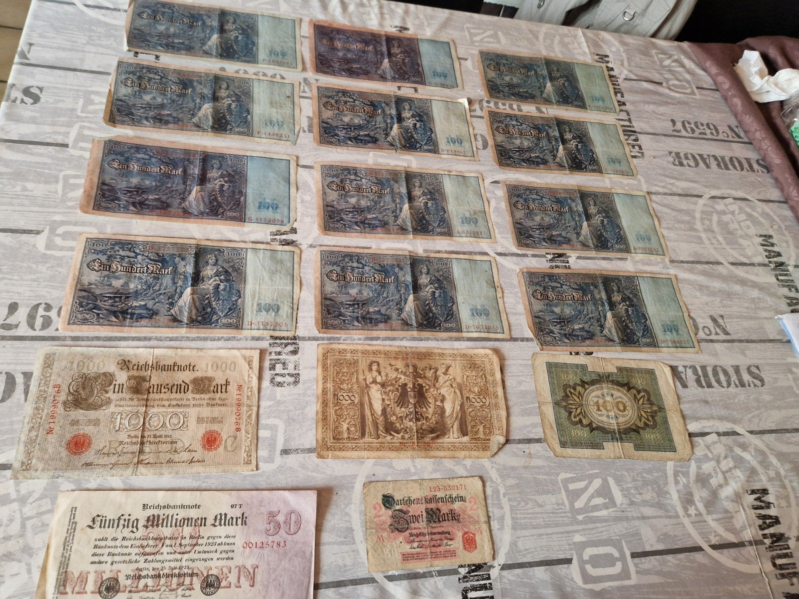 ww1 duits oud geld 1ste oorlog, Ophalen of Verzenden, Landmacht, Duitsland