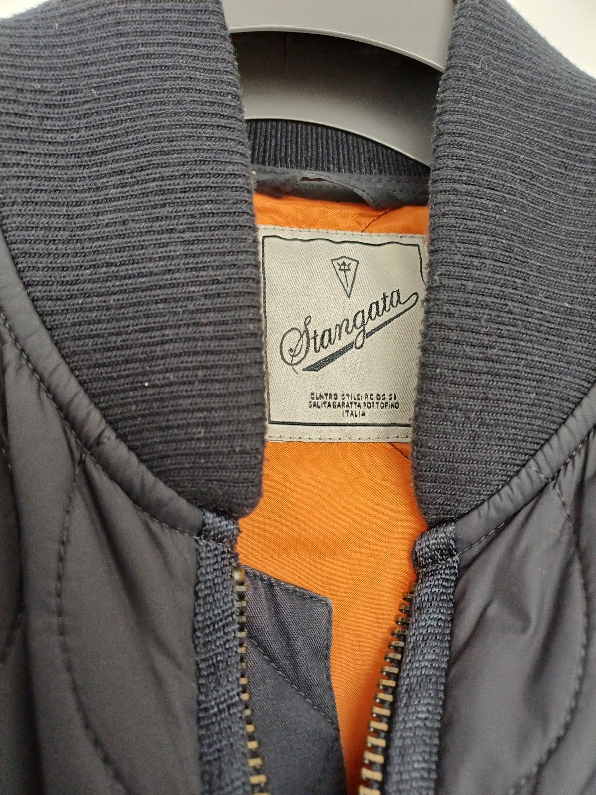 stoer jack blauw merk strangata, Kleding | Heren, Jassen | Winter, Strangata, Ophalen of Verzenden, Zo goed als nieuw, Maat 48/50 (M)