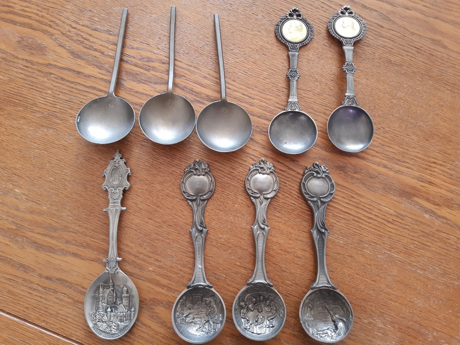 antieke tinnen lepels, Ophalen of Verzenden