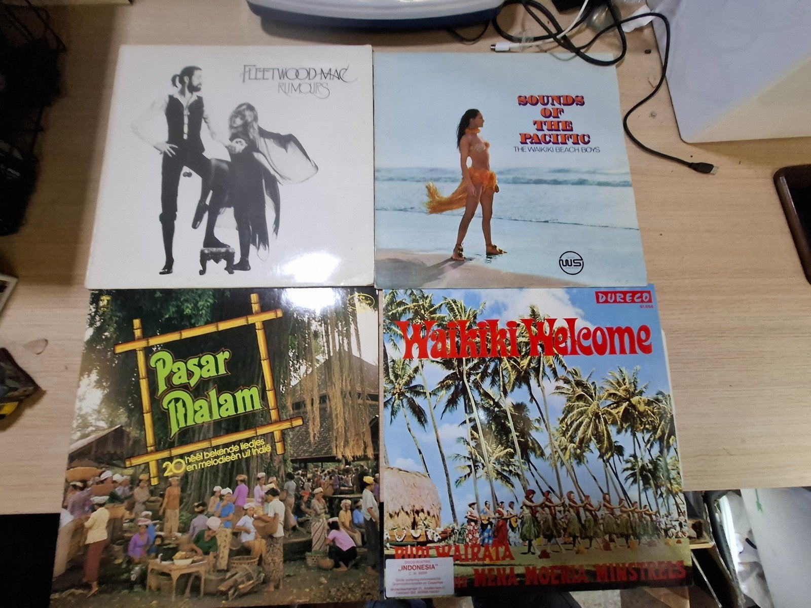 Diverse LP's: Fleetwood Mac, Pasar Malam, Waikiki Beach Boys, Cd's en Dvd's, LP, Gebruikt, Pop, Ophalen of Verzenden