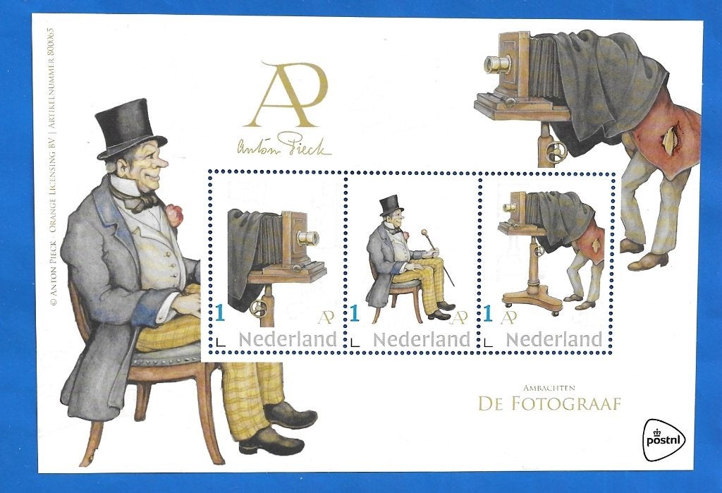 Anton Pieck – De Fotograaf (postzegelvel), Verzenden, Na 1940, Postfris