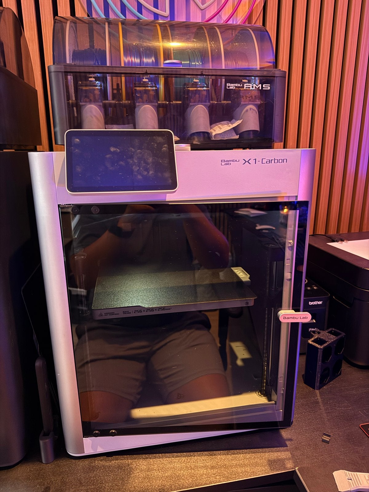 Bambu Lab X1-Carbon 3D-printer met AMS en extra nozzles, Computers en Software, 3D Printers, Ophalen, Ingebouwde Wi-Fi, Zo goed als nieuw