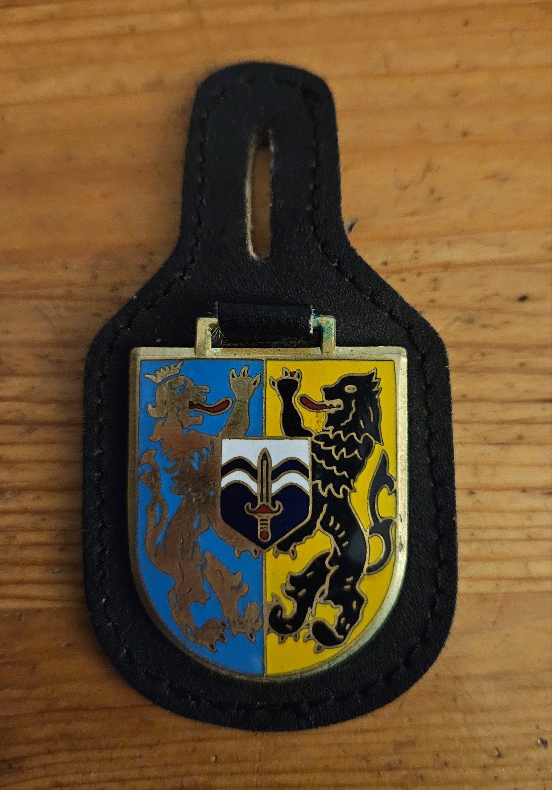 Borstzakhanger Provinciaal Militair Commando Gelderland, Verzamelen, Ophalen of Verzenden, Landmacht, Nederland, Embleem of Badge