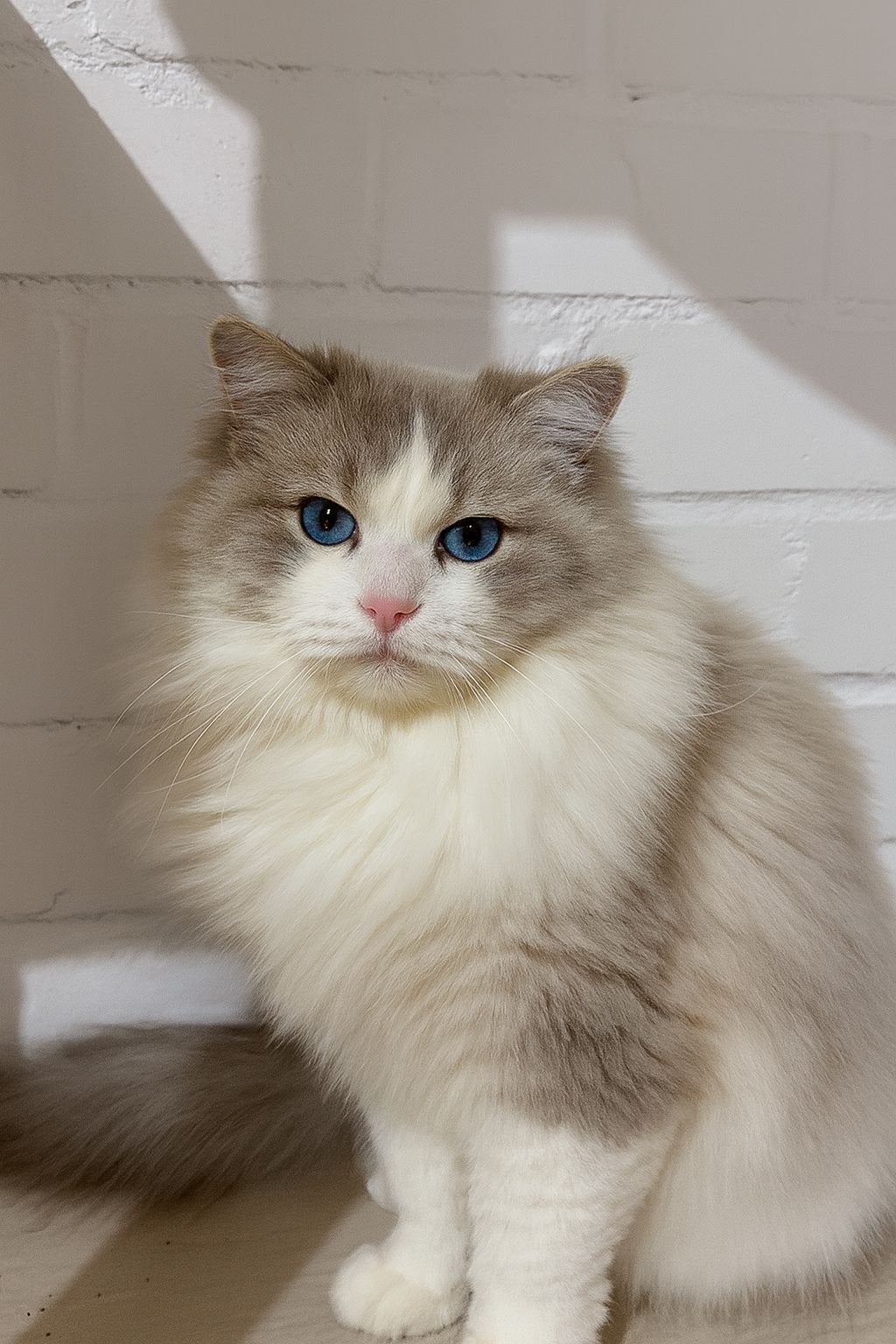 Ragdoll (fok)poes met sterk stamboom te koop, Poes, 3 tot 5 jaar