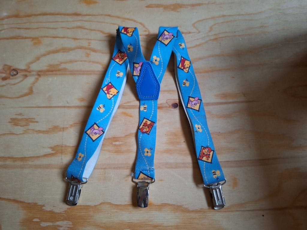 Bretels blauw Winnie de Poeh, Ophalen of Verzenden, Winnie de Poeh of vrienden