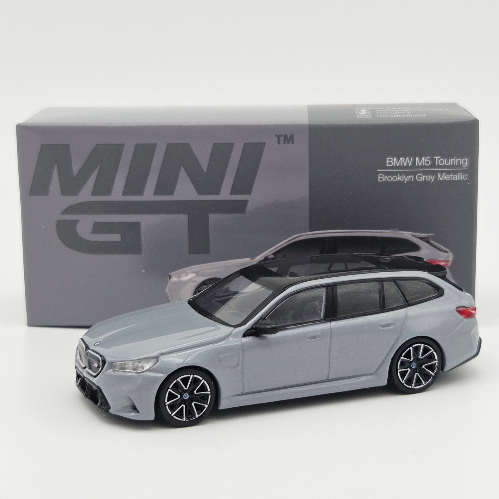 Mini Gt – 2025 BMW M5 (G99) Touring, Brooklyn grey metallic
