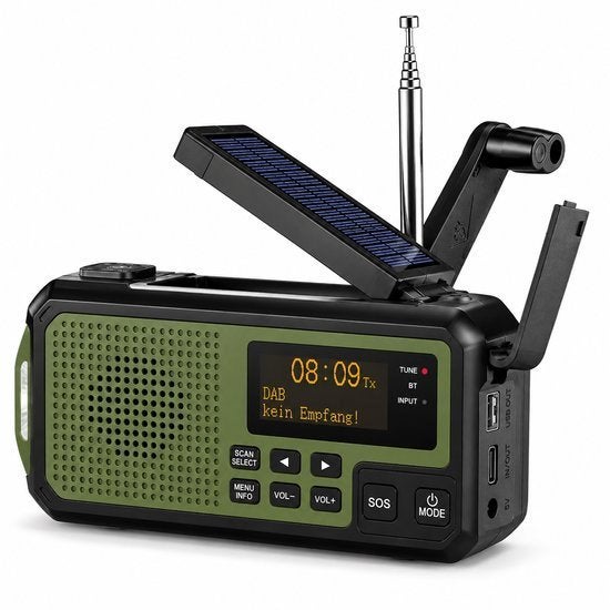 Noodradio DAB+/FM - 5000mAh, Ophalen of Verzenden, Nieuw, Radio
