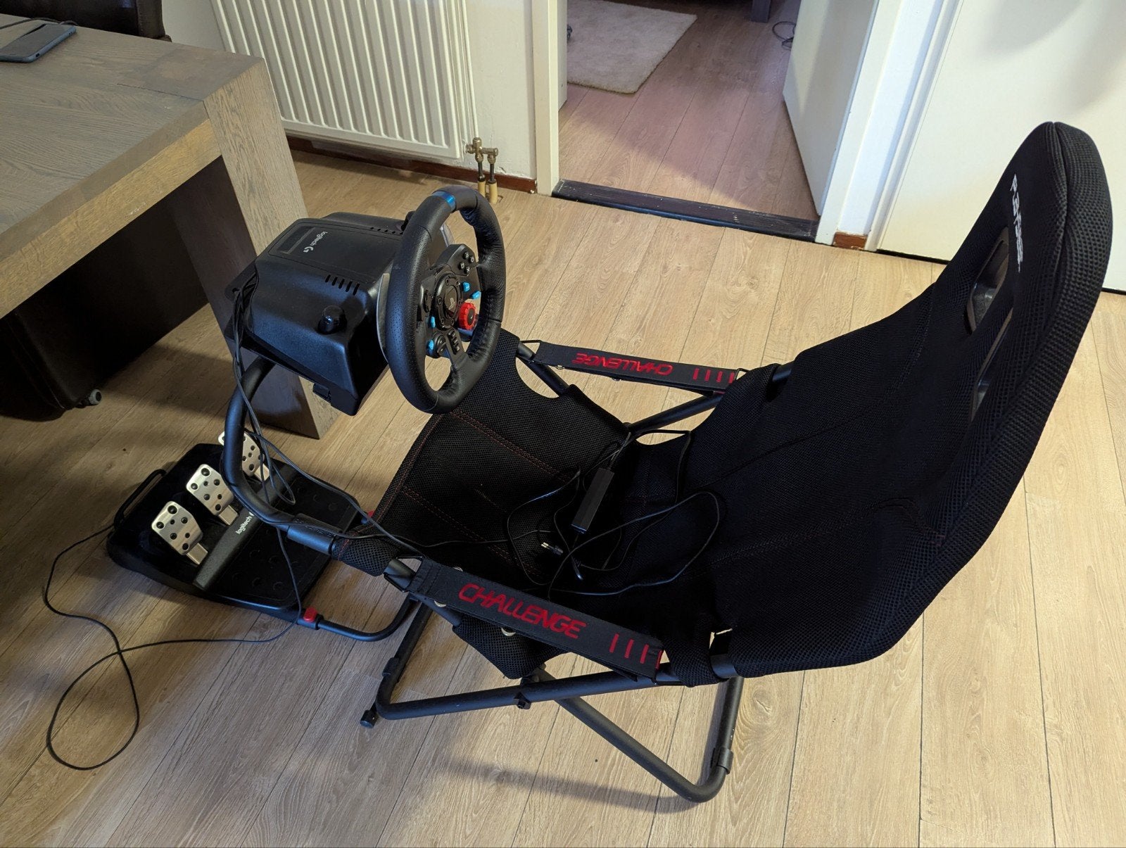 Playseat Challenge met Logitech G29 racestuur en pedalen, Ophalen of Verzenden, Zo goed als nieuw, Playseat of Racestoel, PlayStation 3