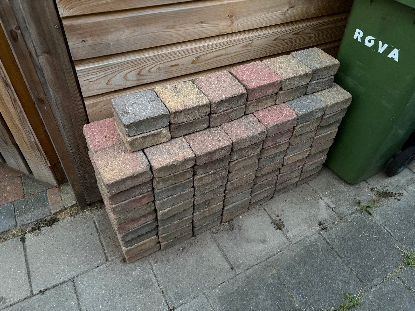 Koppelstenen / cobblestones circa 3m2 (loopt op naar ca 6m2), Ophalen, Gebruikt, Klinkers, Minder dan 5 m²