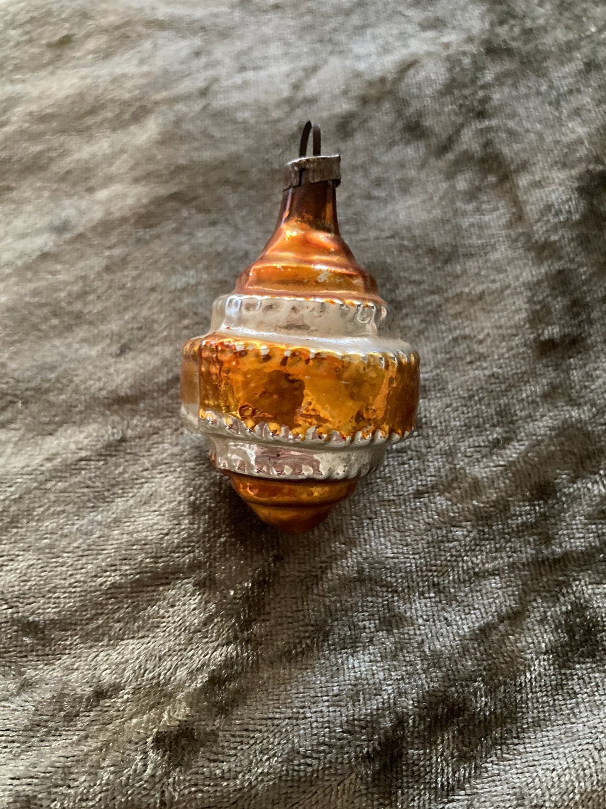Oude kerstbal lampionnetje, Ophalen of Verzenden, Zo goed als nieuw