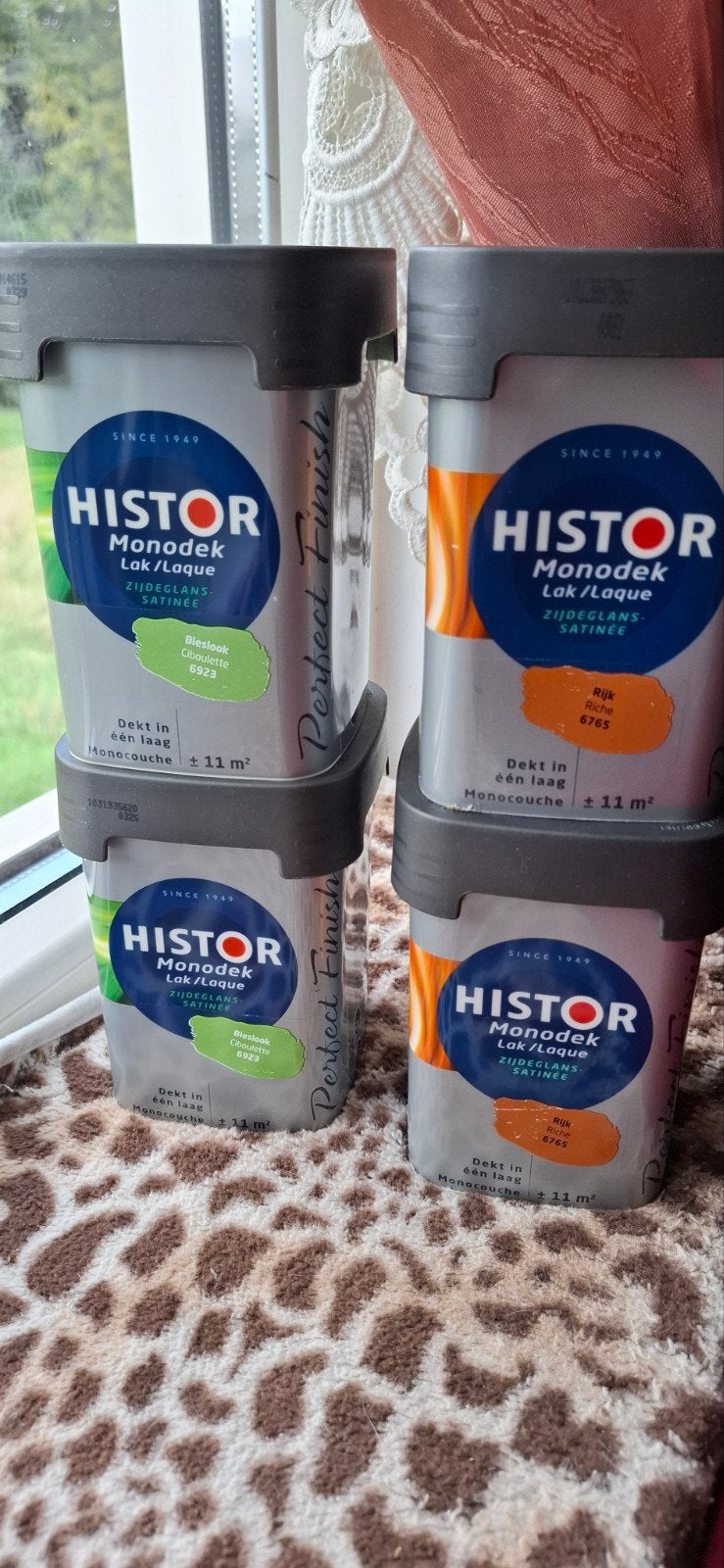 Histor Monodek Lak Zijdeglans - Diverse Kleuren, Ophalen, Nieuw, Lak, Minder dan 5 liter