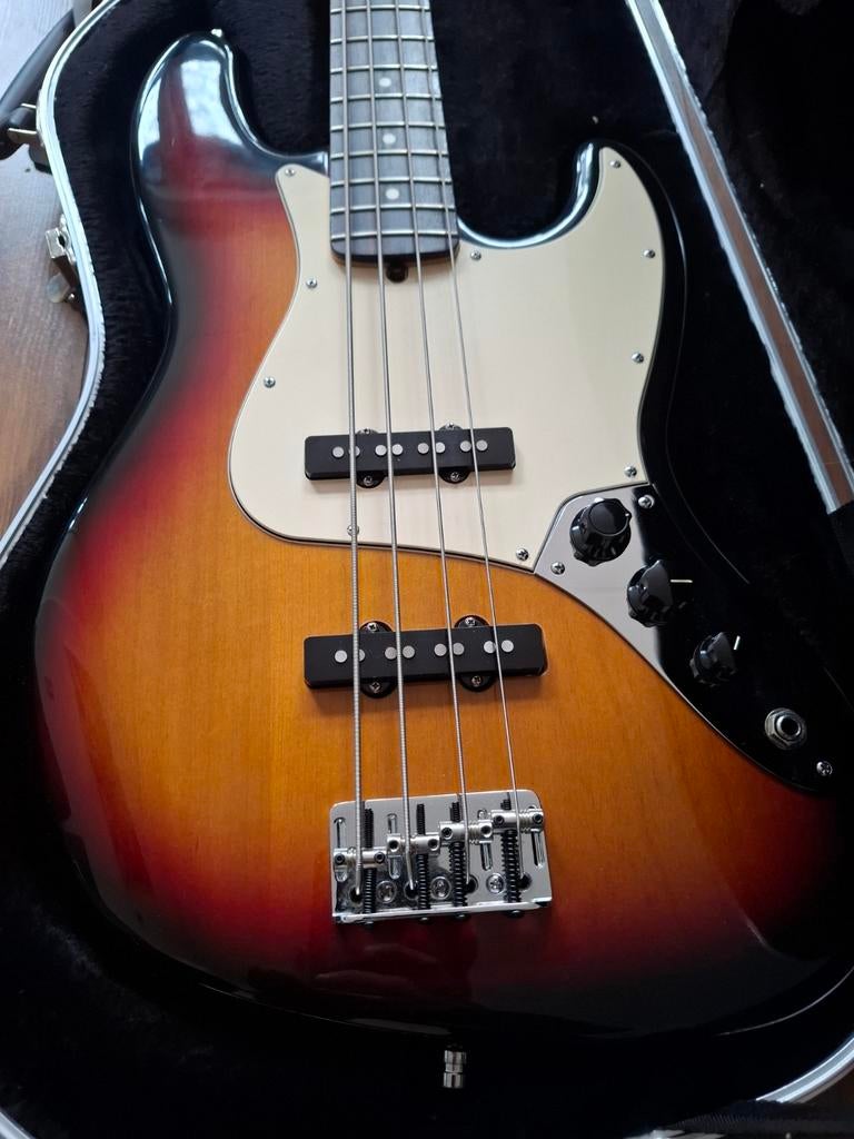 Fender American Jazz Bass, Ophalen of Verzenden, Zo goed als nieuw, Solid body, Fender