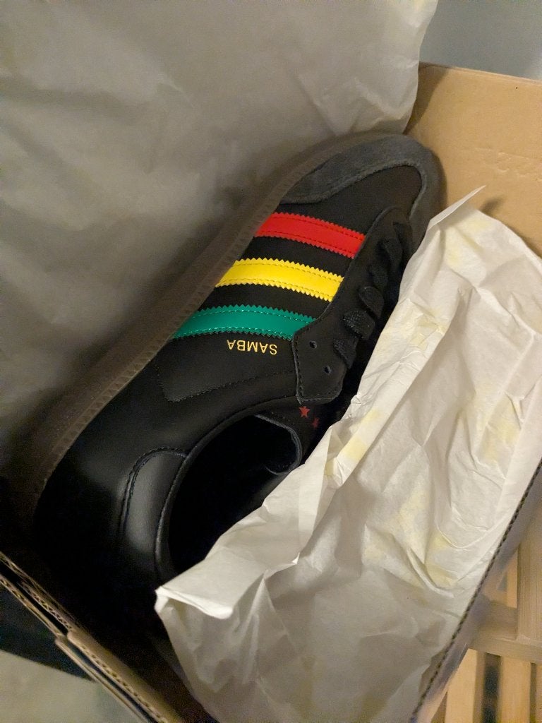 Adidas Samba - Ajax Bob Marley Three Little Birds 44, Kleding | Heren, Zwart, Nieuw, Ophalen of Verzenden, Sneakers of Gympen
