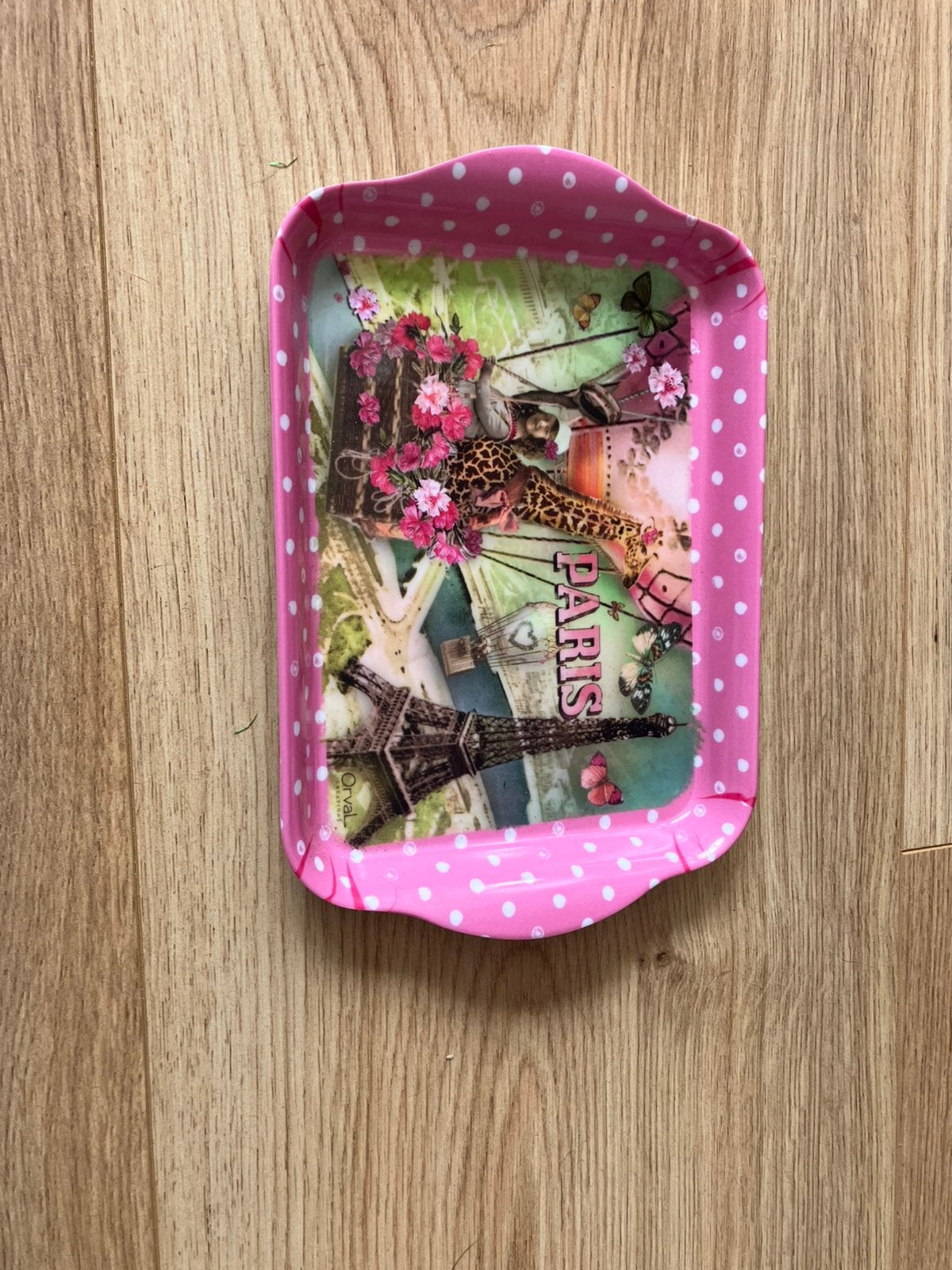 Orval creations klein dienblaadje, Ophalen of Verzenden, Zo goed als nieuw, Rechthoekig, Kunststof