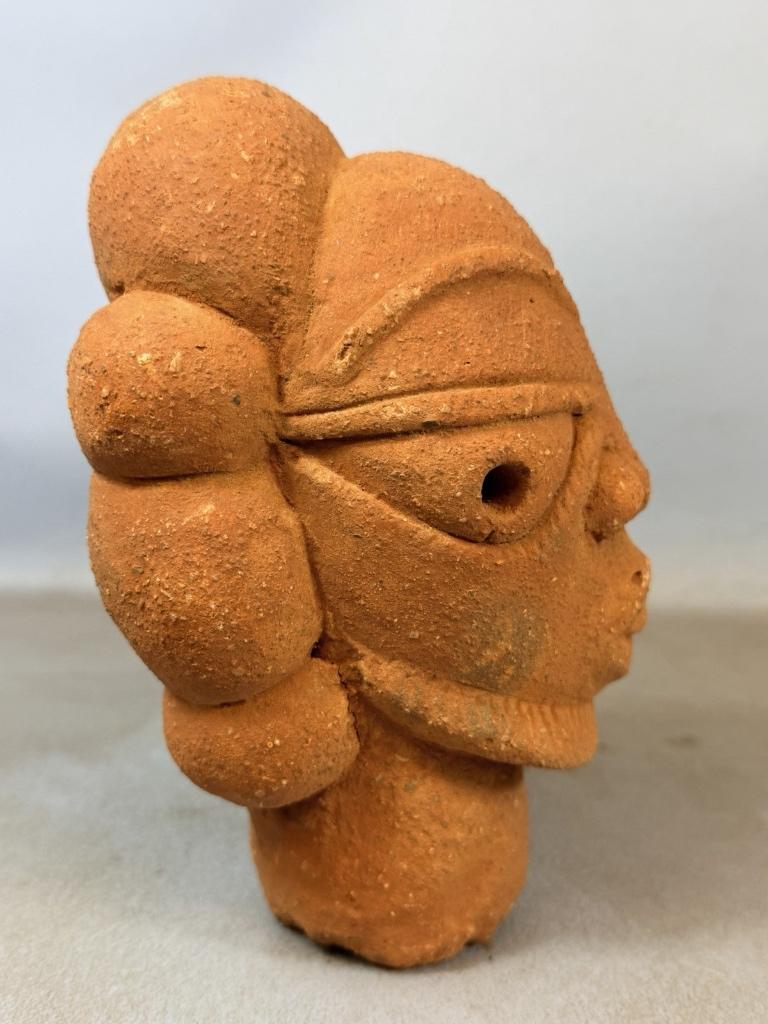 260521 - oud Terracotta Nok hoofdje - Nigeria, Antiek en Kunst, Ophalen of Verzenden