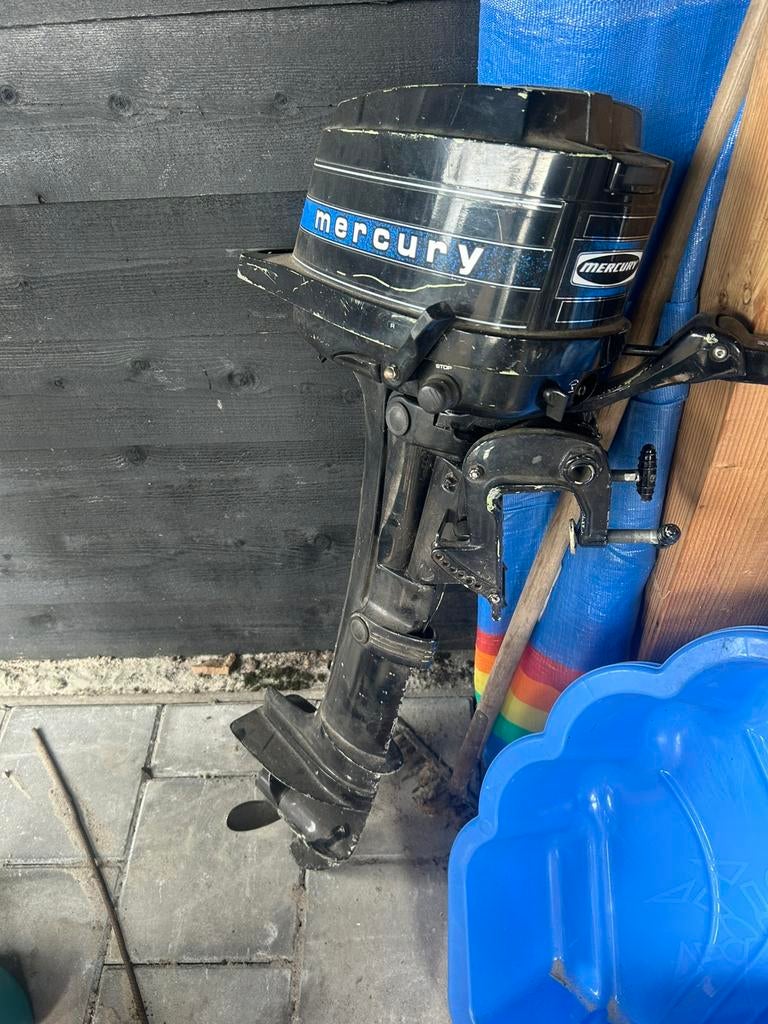 Langstaart motor, Ophalen of Verzenden, Gebruikt