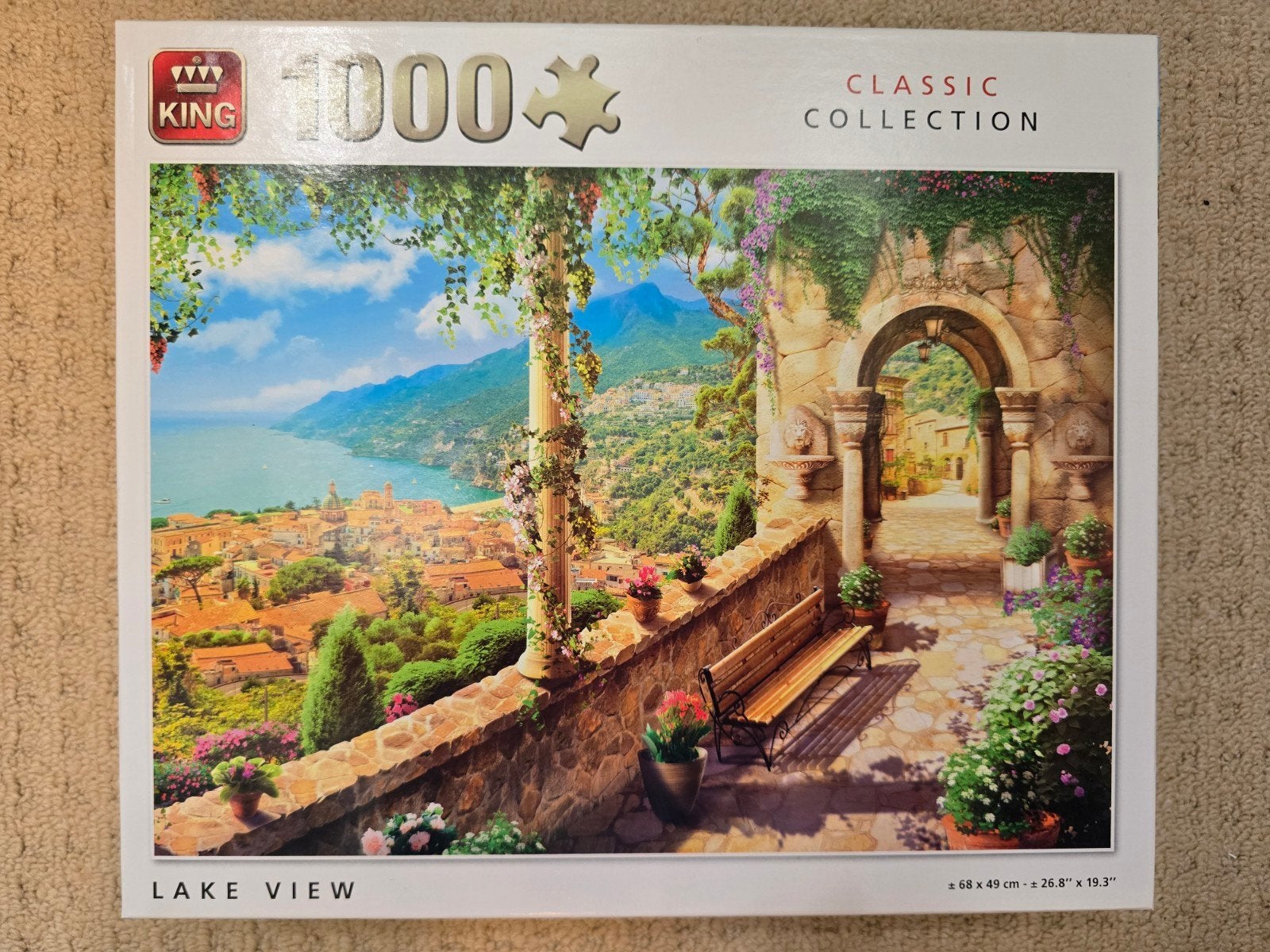 King Classic collection Legpuzzel 1000 stukjes, Ophalen of Verzenden, 500 t/m 1500 stukjes, Zo goed als nieuw, Legpuzzel
