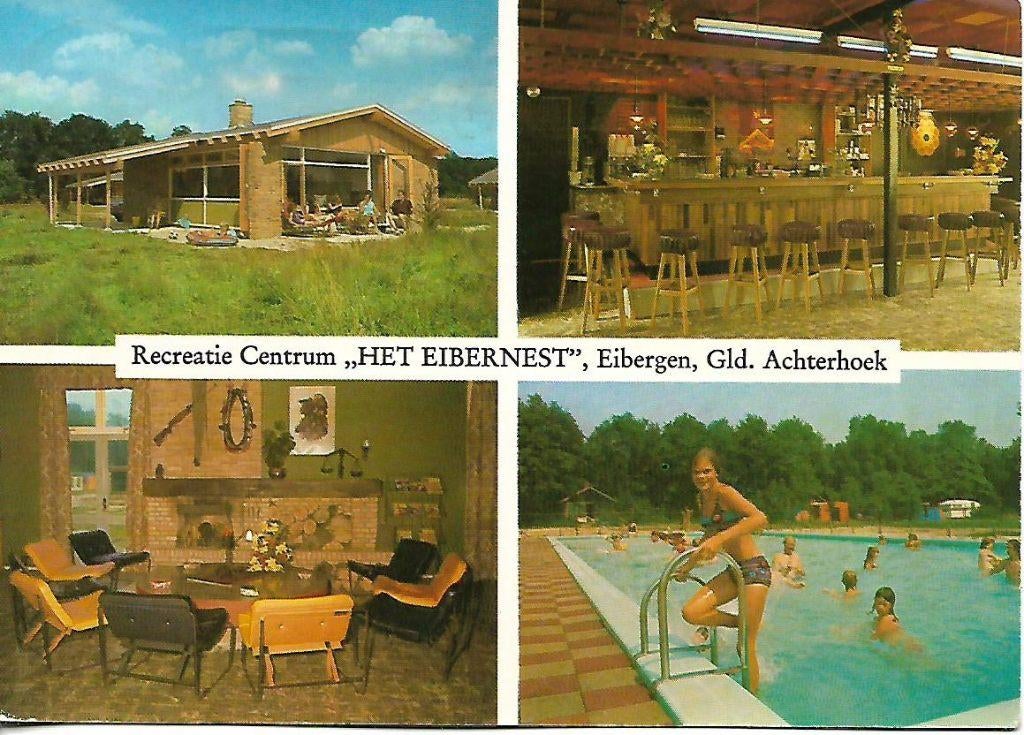 Eibergen- -4-luik, het Eibernest., Verzenden, 1980 tot heden, Gelopen, Gelderland