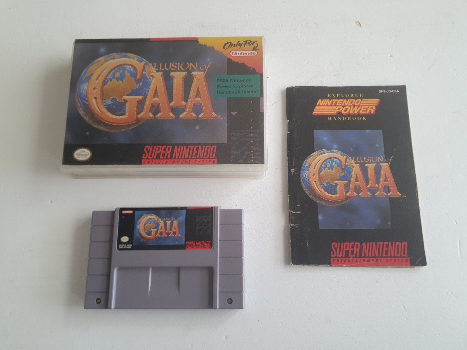 Illusion of Gaia - Super Nintendo (SNES) Compleet, Gebruikt, 1 speler, Ophalen of Verzenden, Role Playing Game (Rpg)