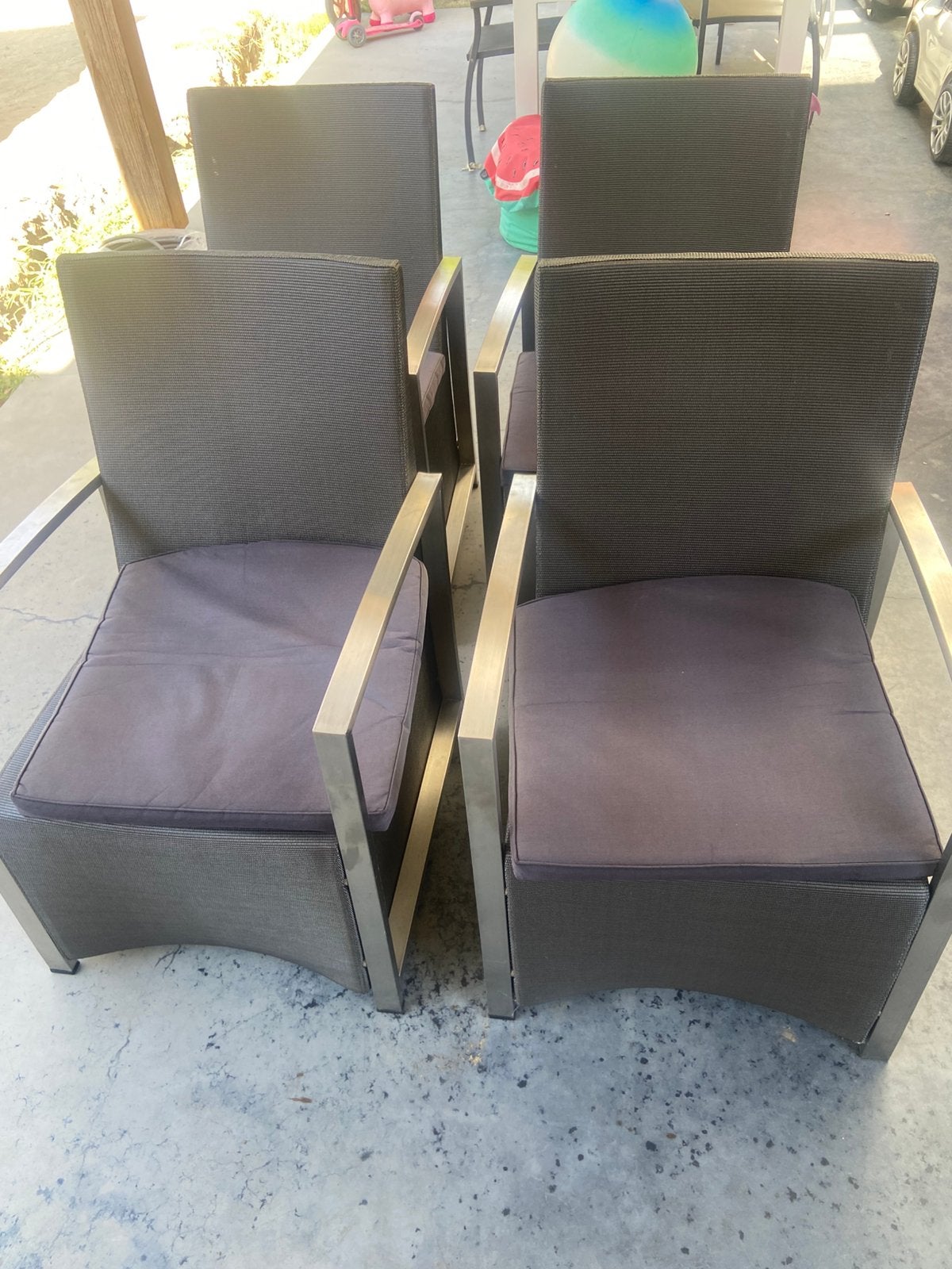 4 mooie stoelen te koop, Tuin en Terras, Ophalen, Gebruikt