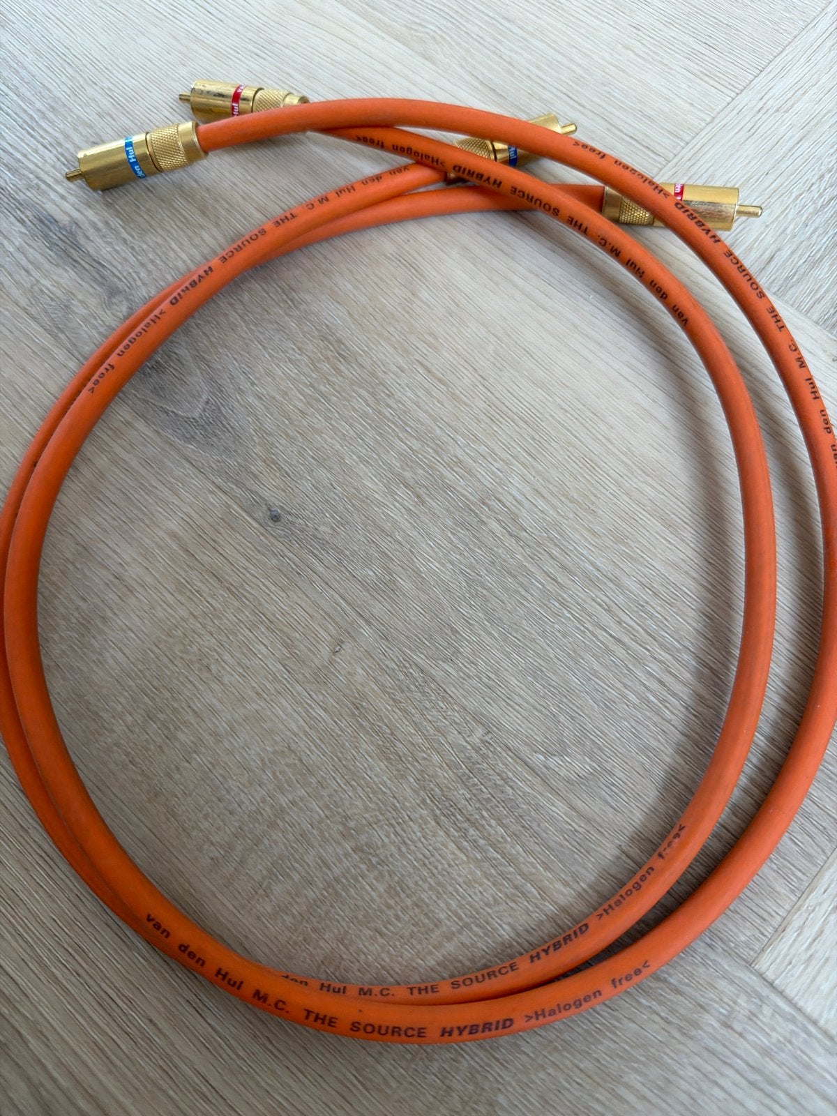 Van den Hul The Source Hybrid Interlink - 80cm, Ophalen of Verzenden, Zo goed als nieuw, Minder dan 2 meter, Interlink-kabel