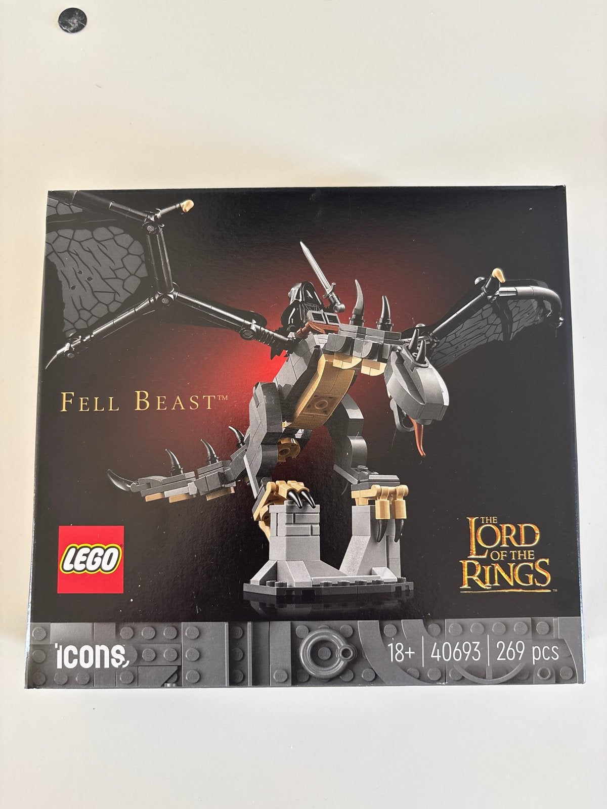 The Lord of the Rings: Fell Beast (40693) MISB, Overige thema's, Lego, Nieuw, Ophalen of Verzenden