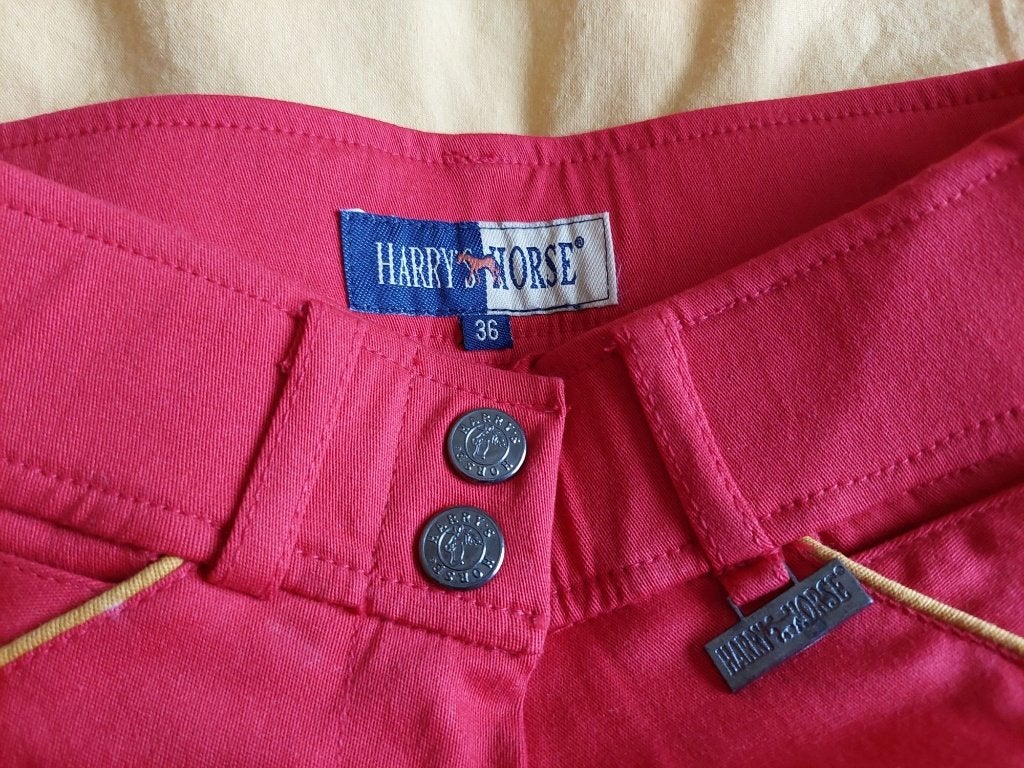 Nieuwe Harry's Horse rijbroek, maat 36, kleur rood, Dames, Rood, Nieuw, S
