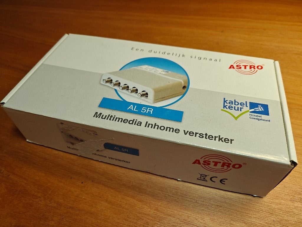 Astro AL5R Coax/CAI Multimedia Inhome Versterker, Ophalen of Verzenden, Nieuw, 120 watt of meer, Overige merken