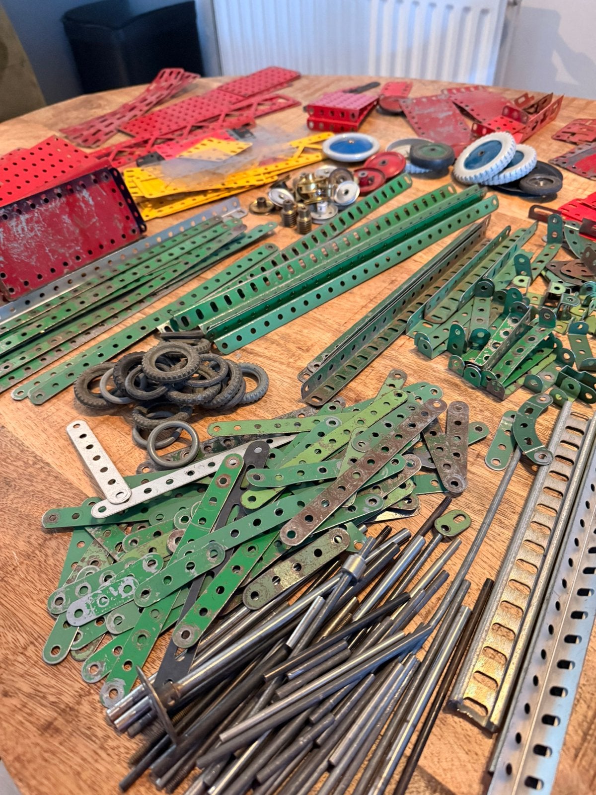Vintage Meccano 7/8 jaren 60 origineel boek en onderdelen, Ophalen